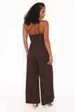 Leyton Jumpsuit Chocolate Brown