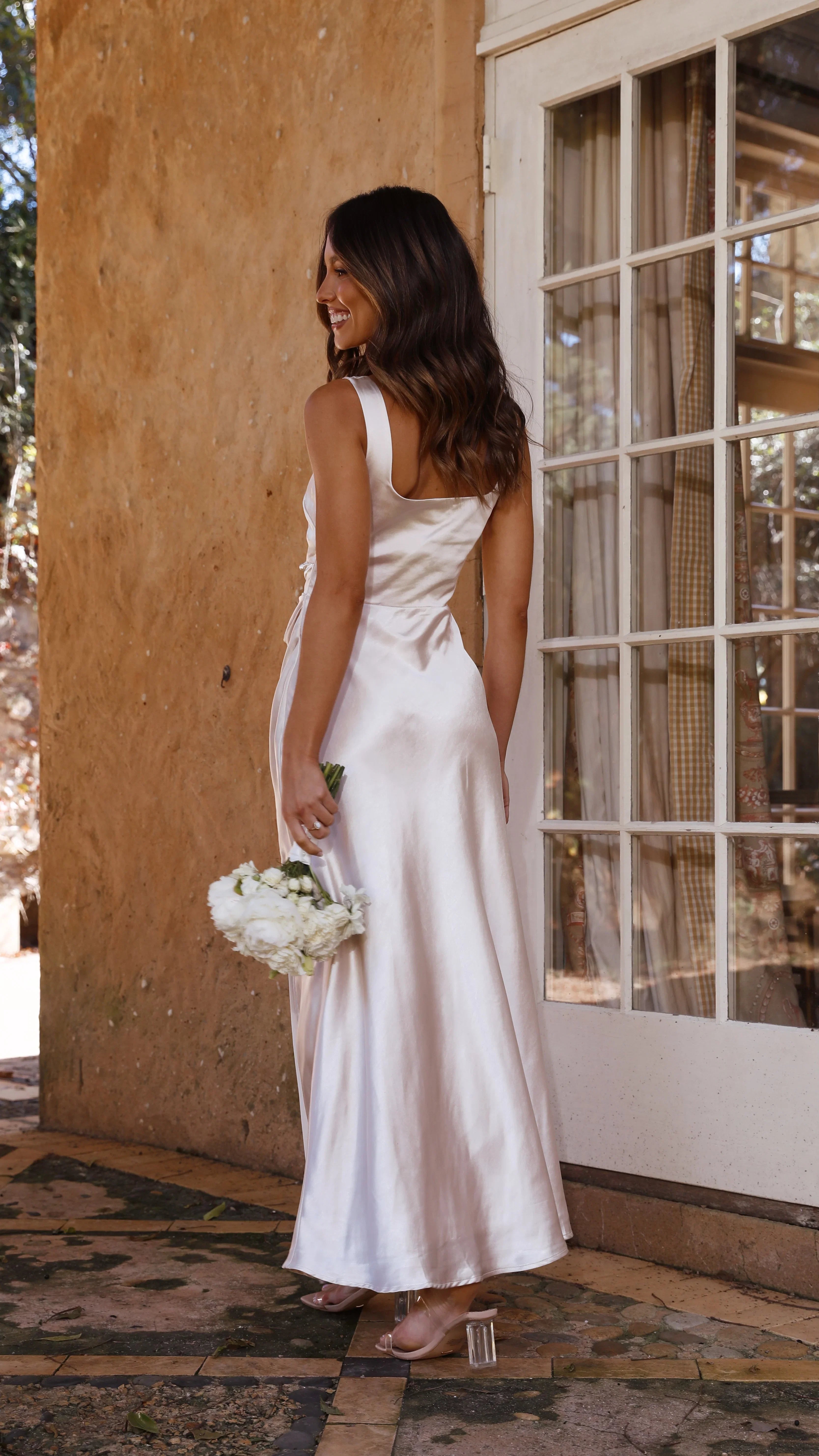 Alaria Maxi Dress Champagne