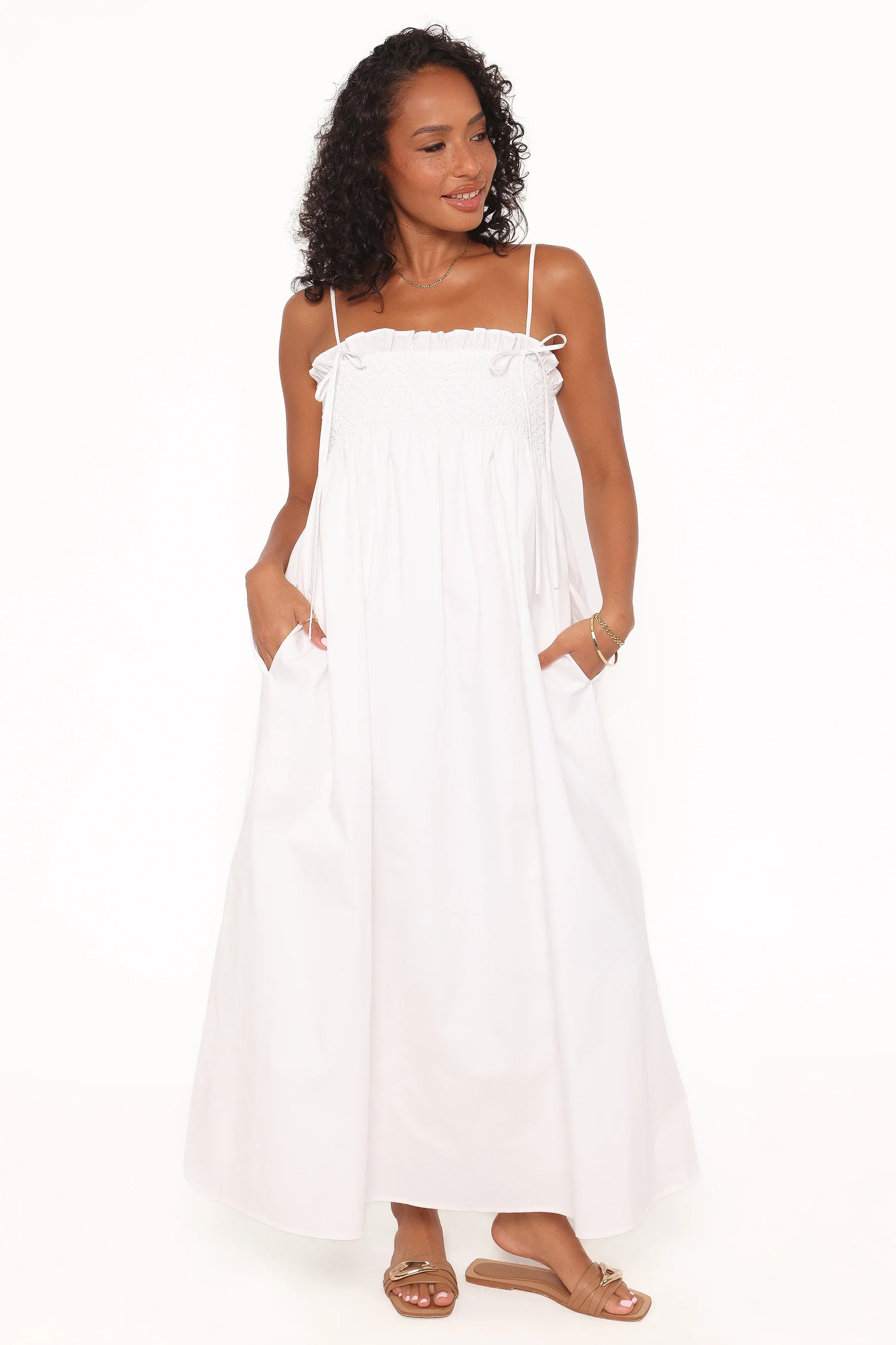 Josie Maxi Dress White