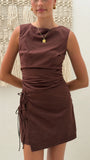 Arwen Mini Dress Chocolate