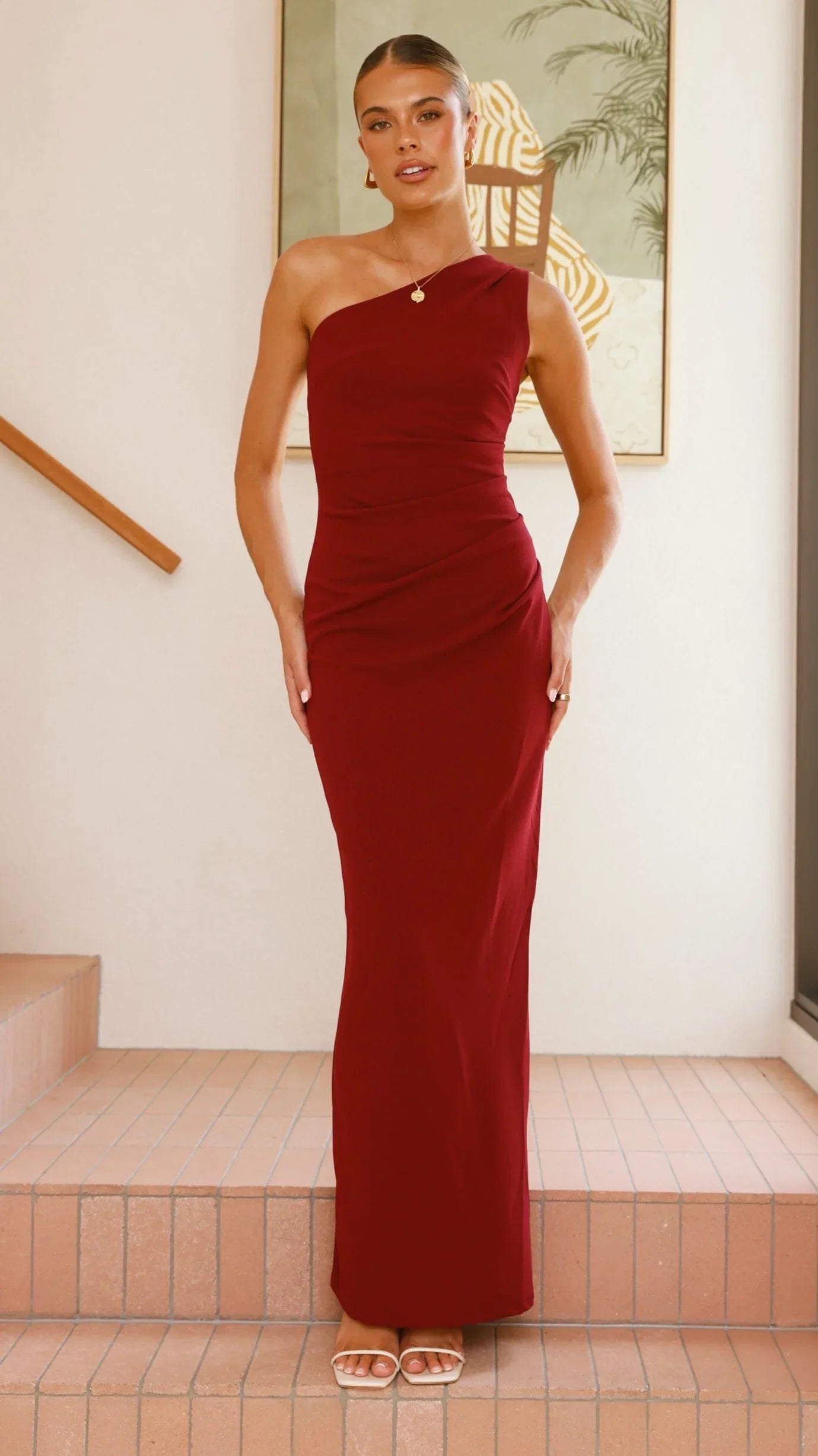 Cataleya Maxi Dress Wine