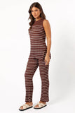 Saralynn Knitted Set Brown Beige