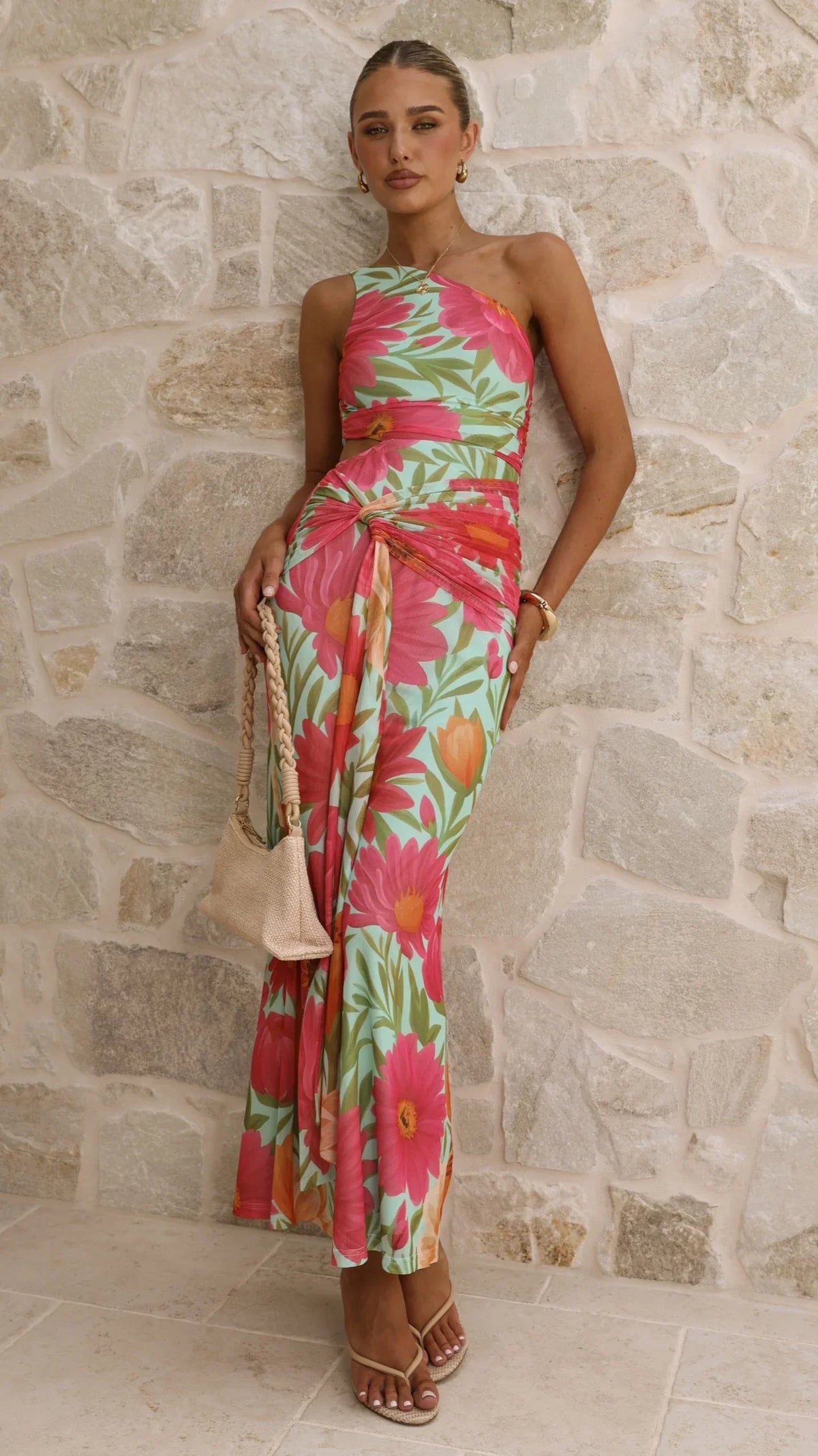 Kourt Maxi Dress Spring Floral