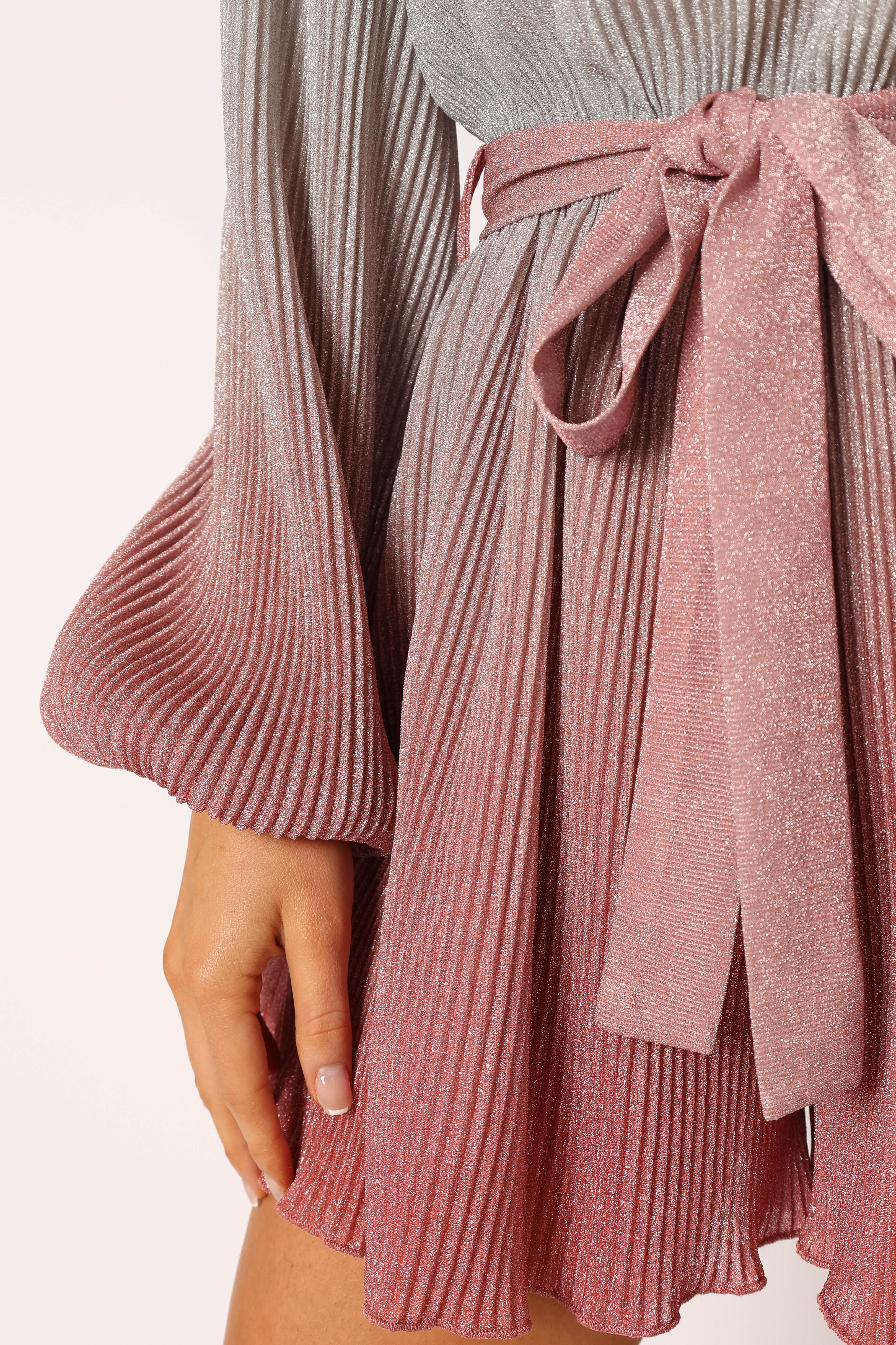 Rebecca Gradient Romper Pink