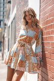 Silante Long Sleeve Mini Dress Maxine