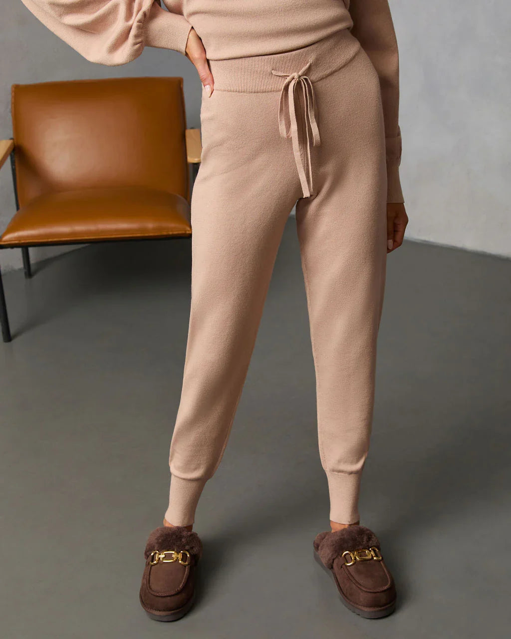 Elie Drawstring High Rise Joggers