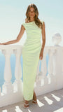 Lilah Maxi Dress Lime