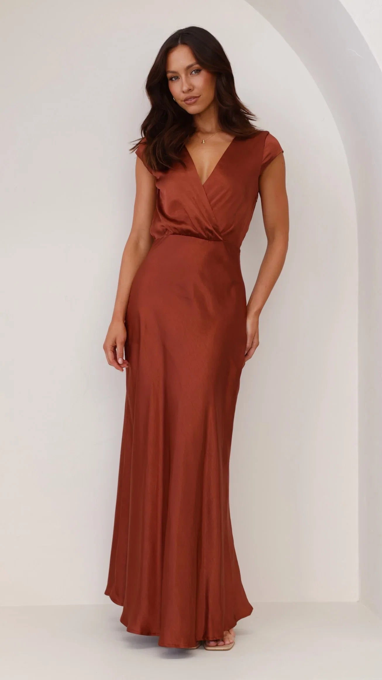 Selma Maxi Dress Rust