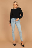 Liv Chain Detail Knit Sweater Black