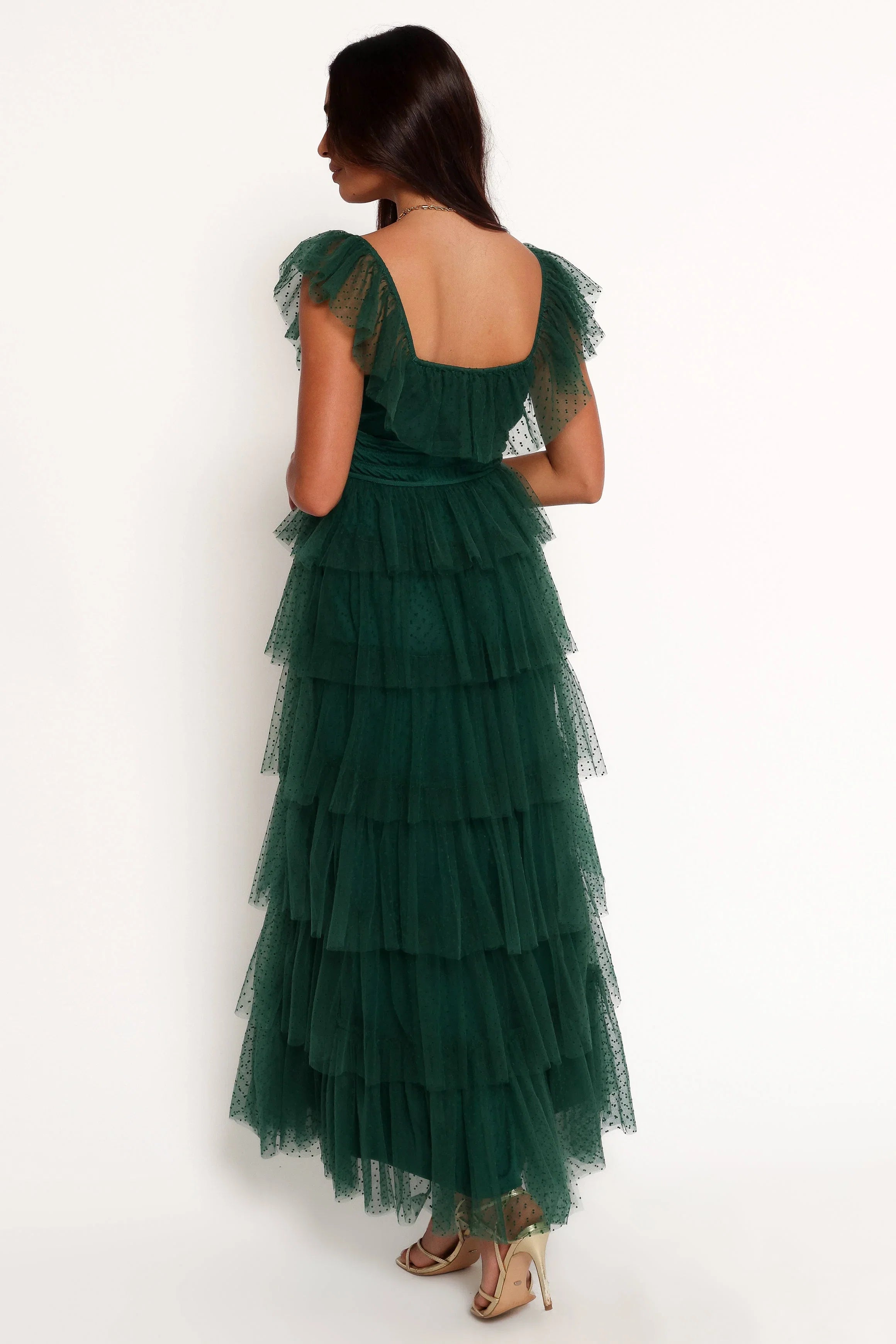 Belle Maxi Dress Hunter Green