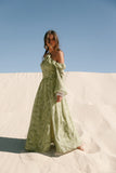Alina Maxi Dress Sage Botanica
