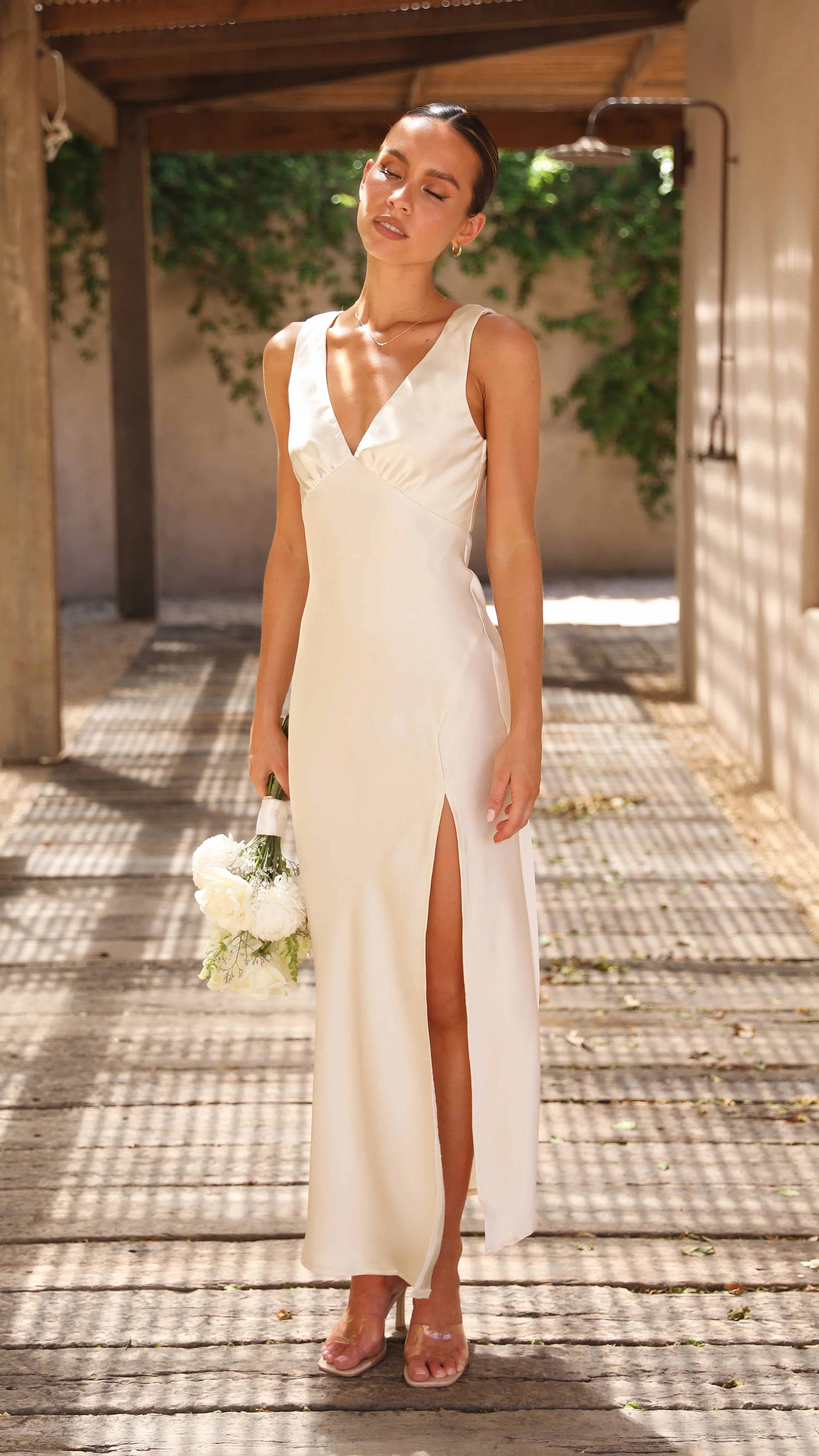 Taylor Maxi Dress Ivory