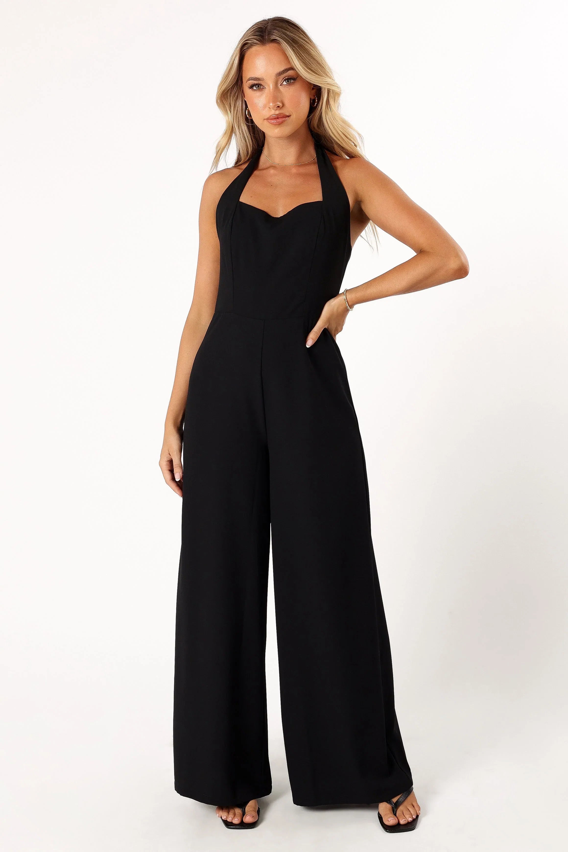Mathias Halterneck Jumpsuit Black