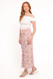 Giarda Maxi Skirt Pink Floral