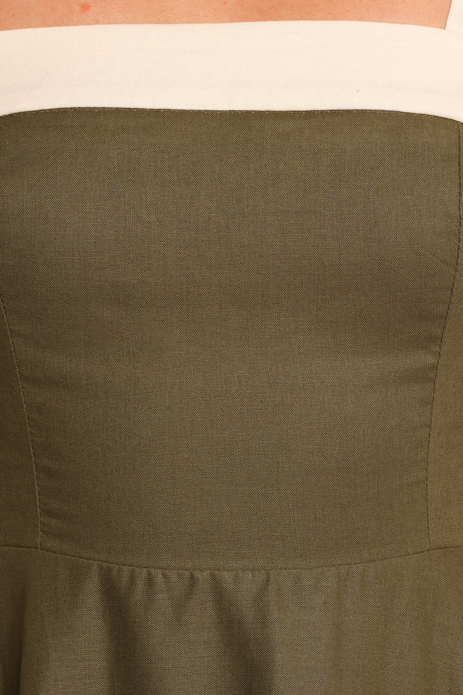 Olinda Midi Dress Olive