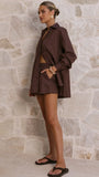 Rebekah Shorts Chocolate