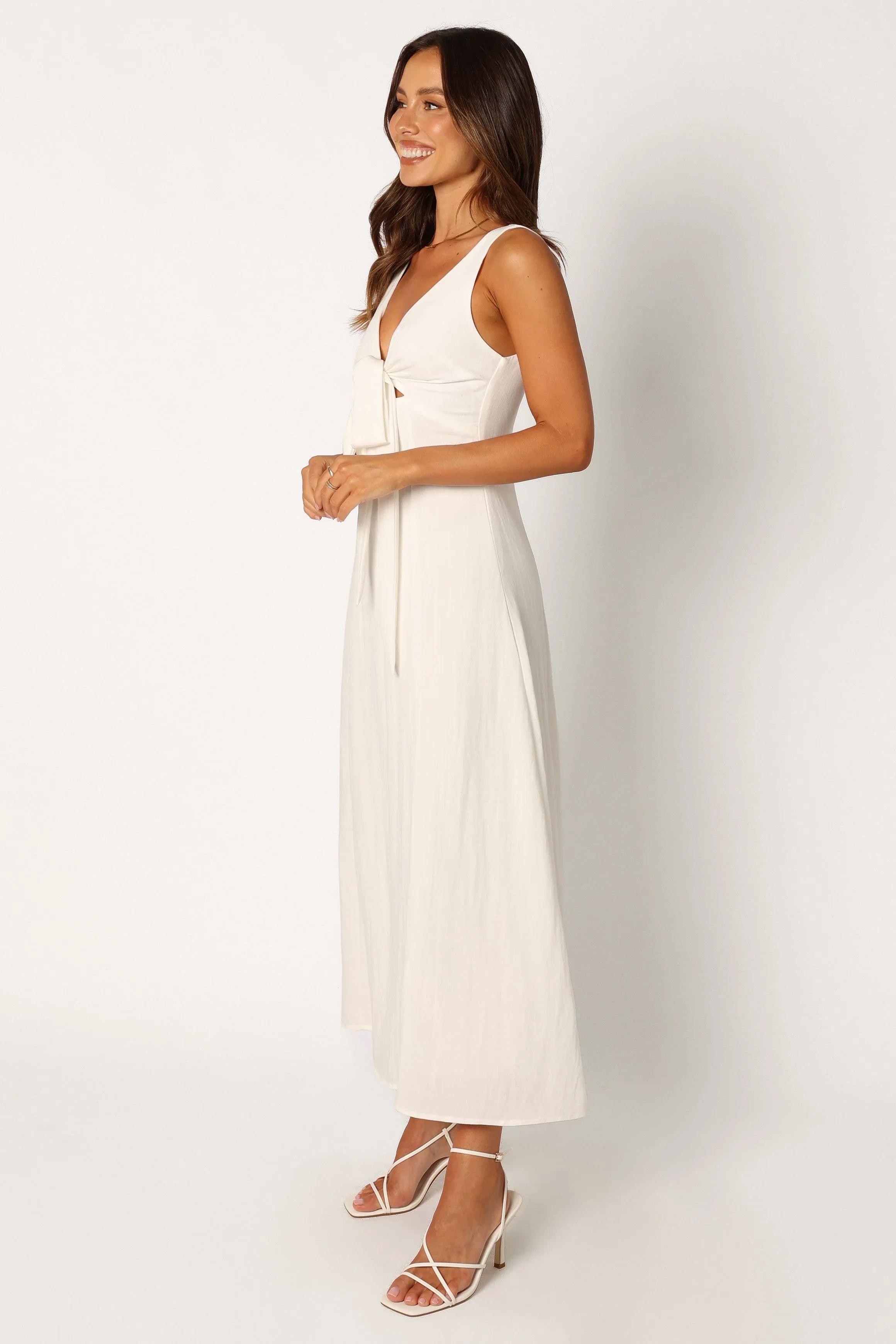Archer Midi Dress White