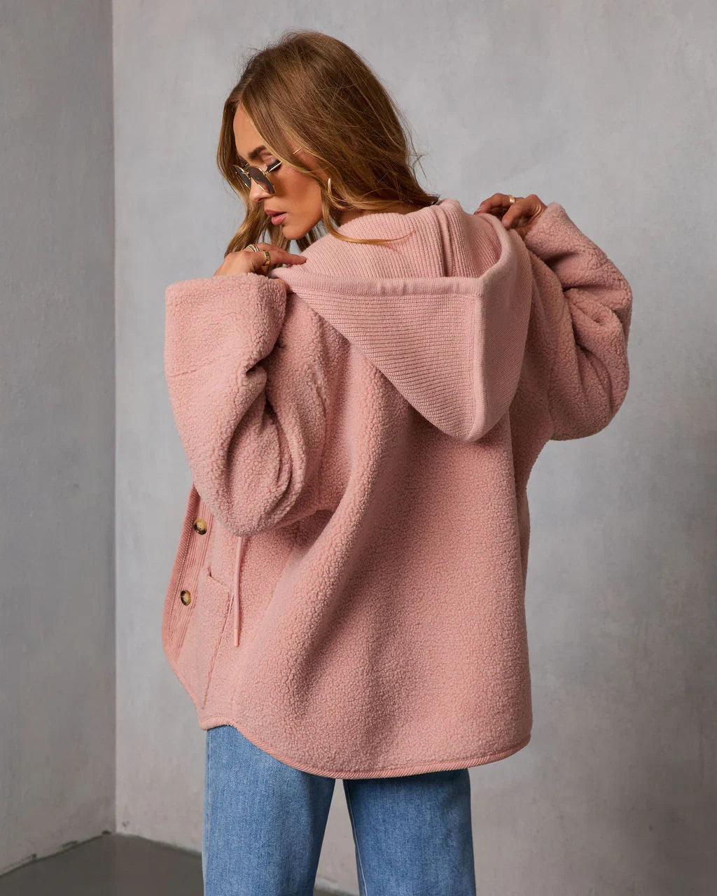 Fremont Sherpa Drawstring Hood Jacket
