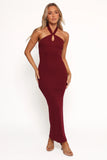 Nessa Midi Dress Dark Cherry