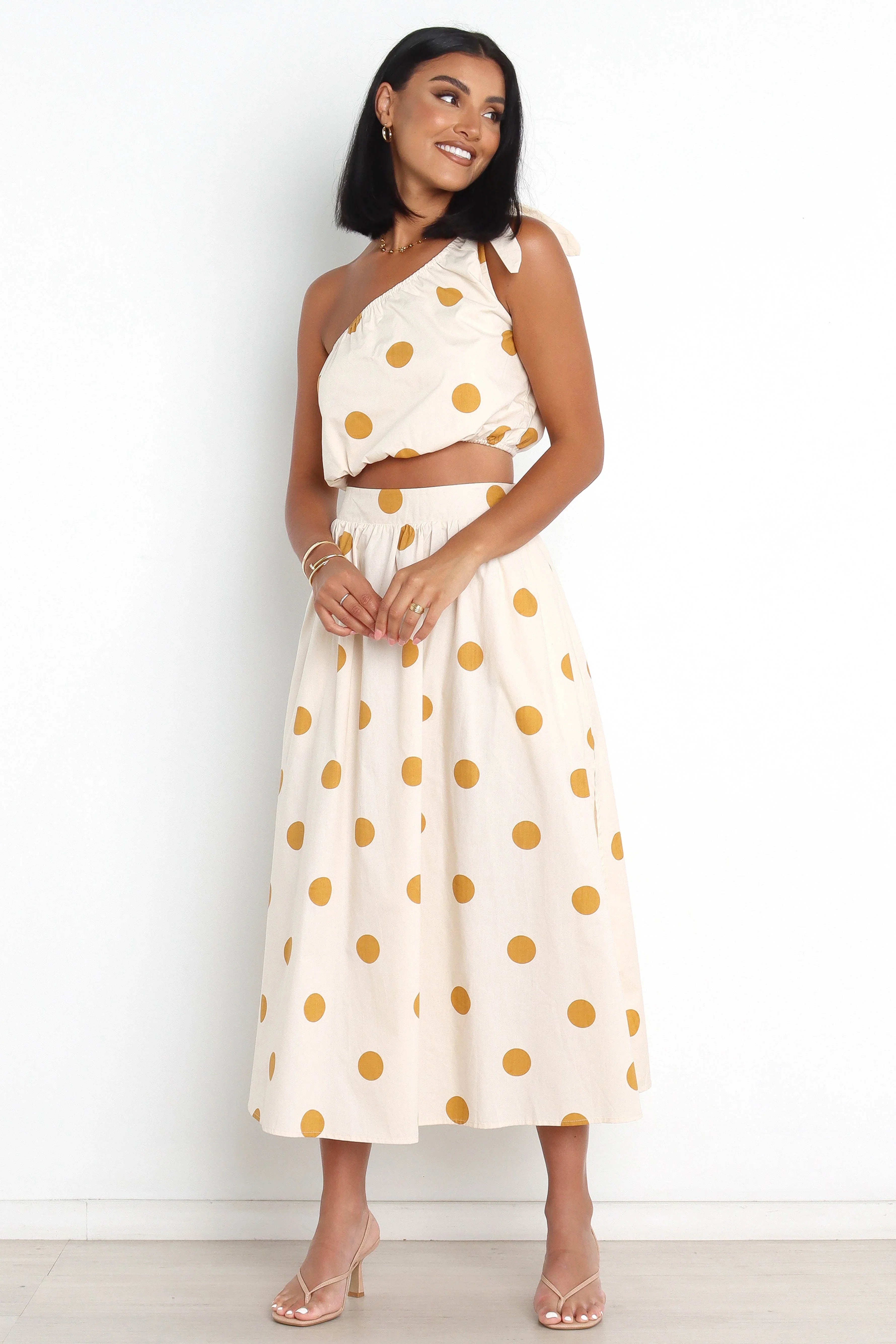 Phillipa Skirt Beige Spot