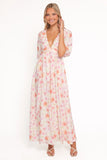 Andara Maxi Dress White Floral