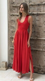 Amira Maxi Dress Red