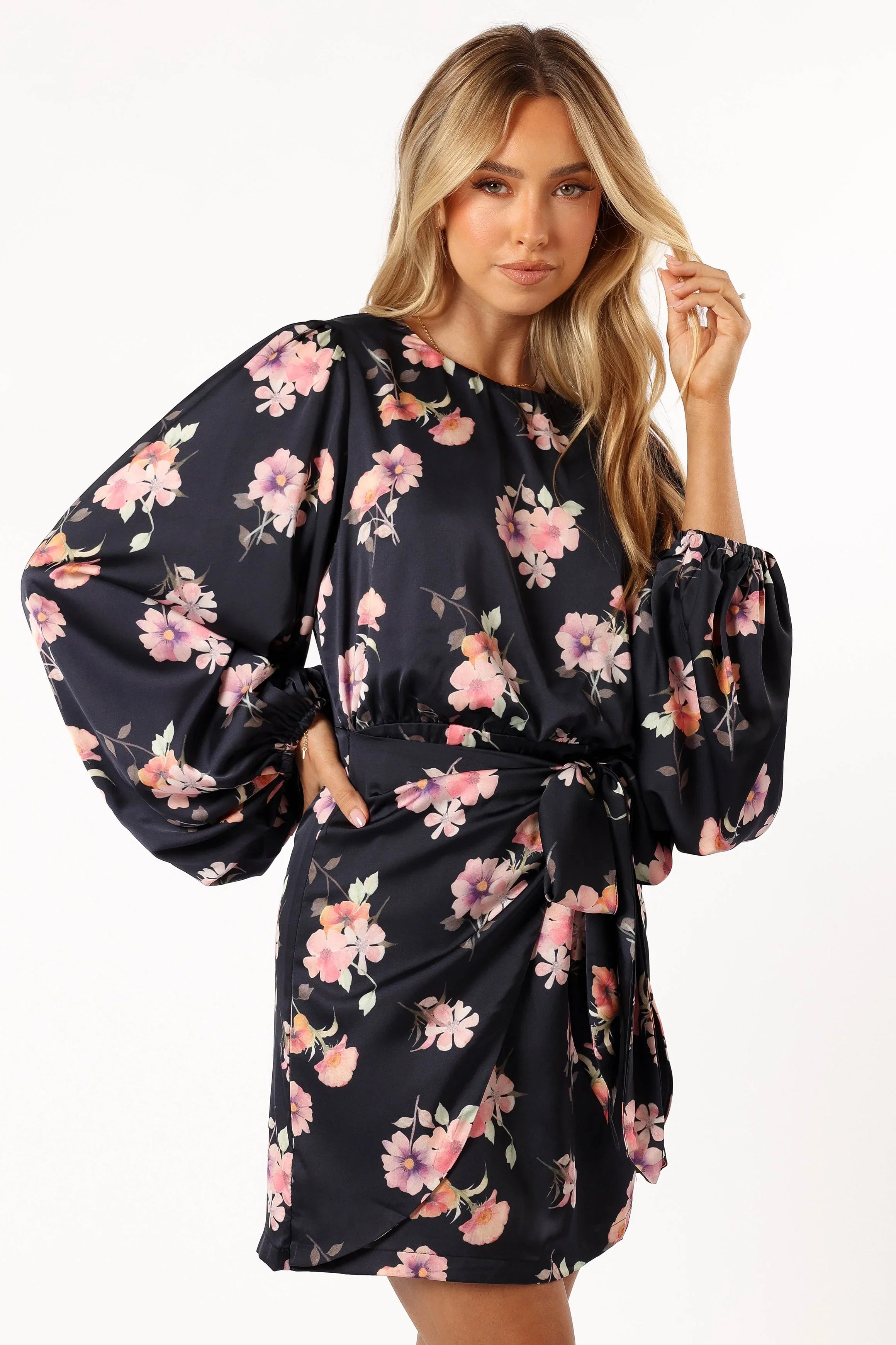 Emillia Dress Dark Floral