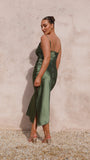 Monte Midi Dress Olive