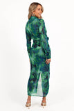Calista Shirt Dress Green Floral
