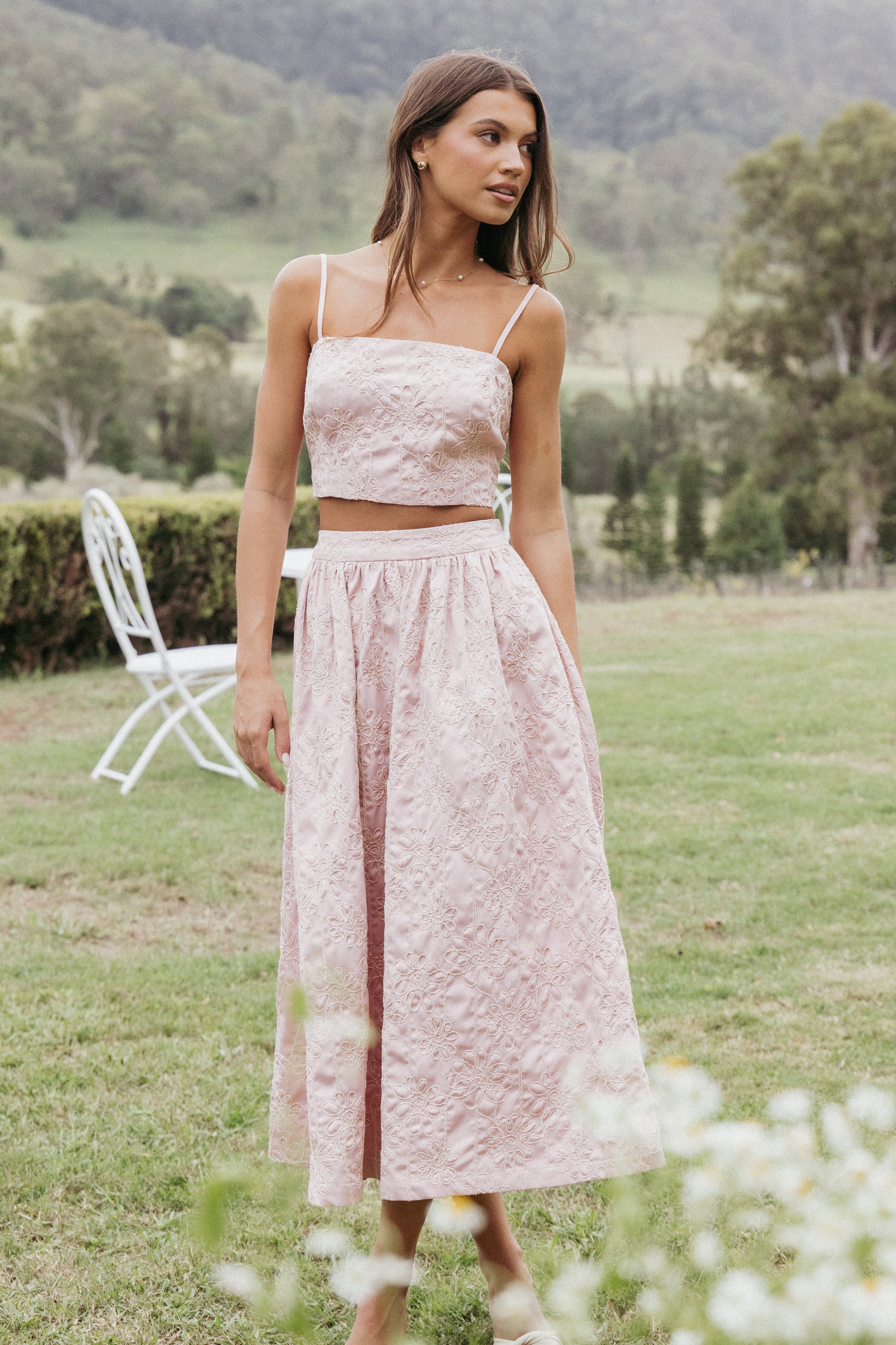 Jazara Skirt Set Pink