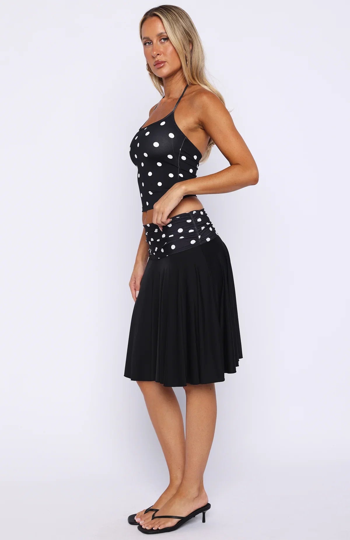 Weve Got That Spark Midi Skirt Black