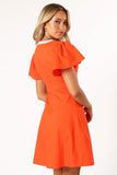 Lyle Mini Dress Orange Pink