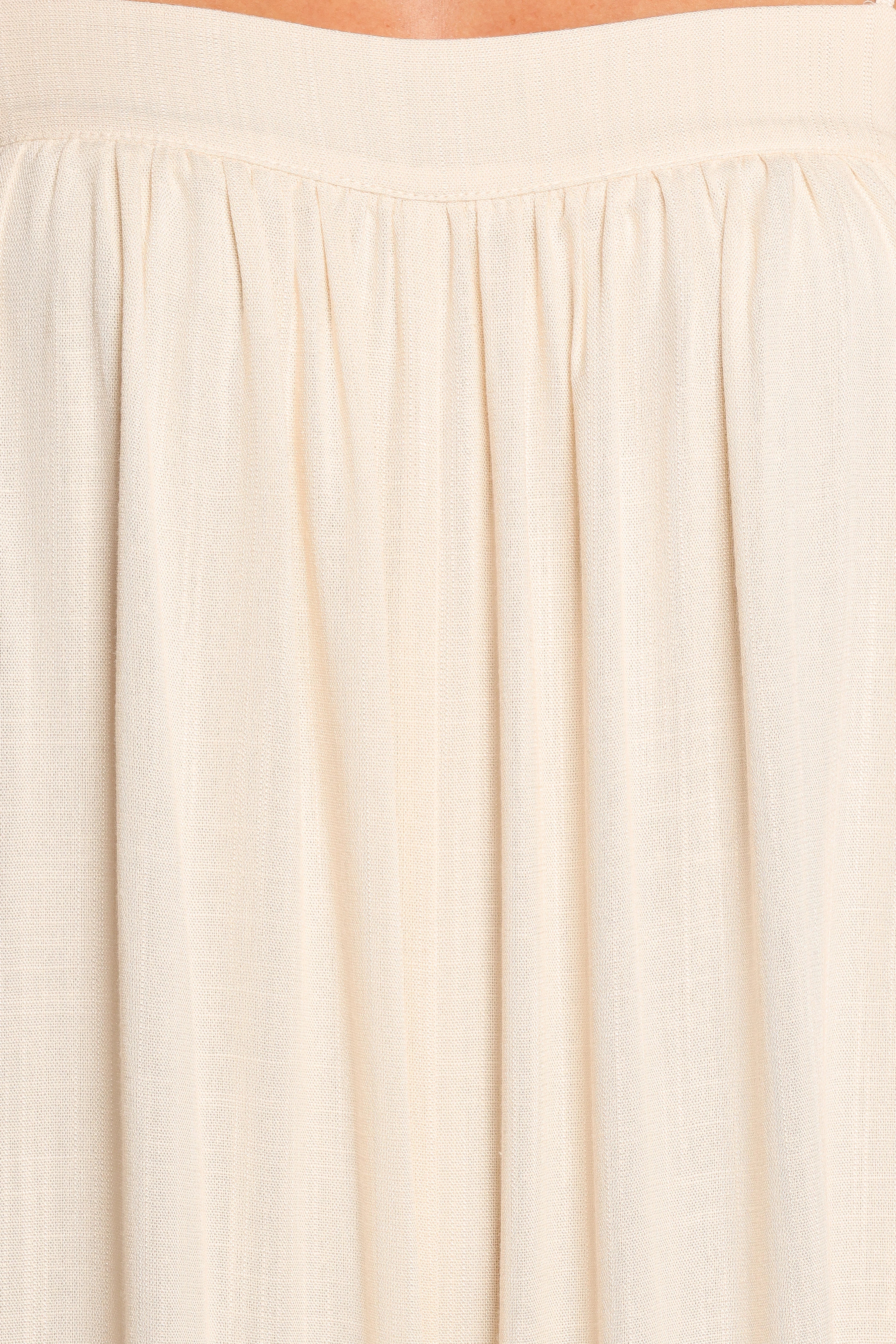 Abegail Flowy Jumpsuit Cream
