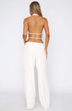 Further Away Pants White