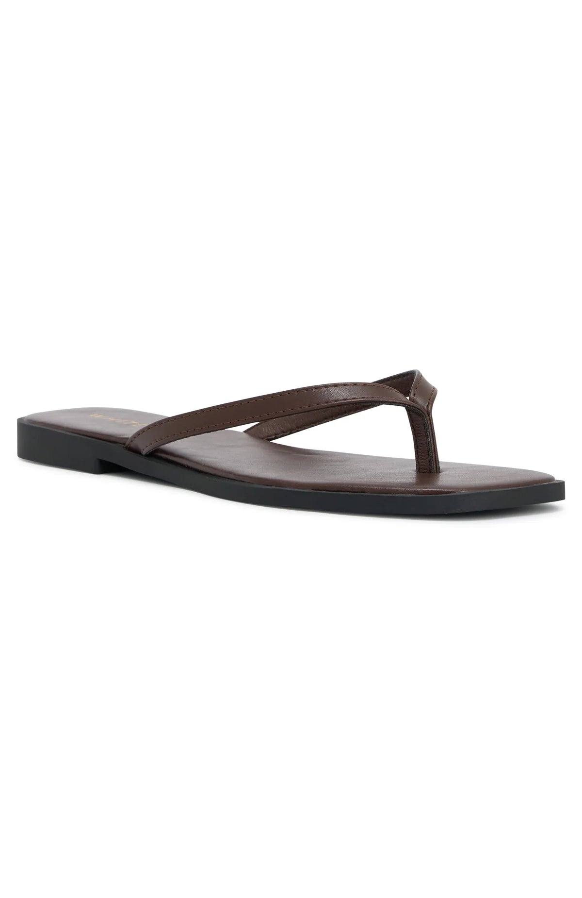 Breccan Thong Sandals Chocolate