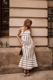 Shantelle Midi Dress Cream Stripe