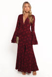 Sarey Maxi Dress Burgundy