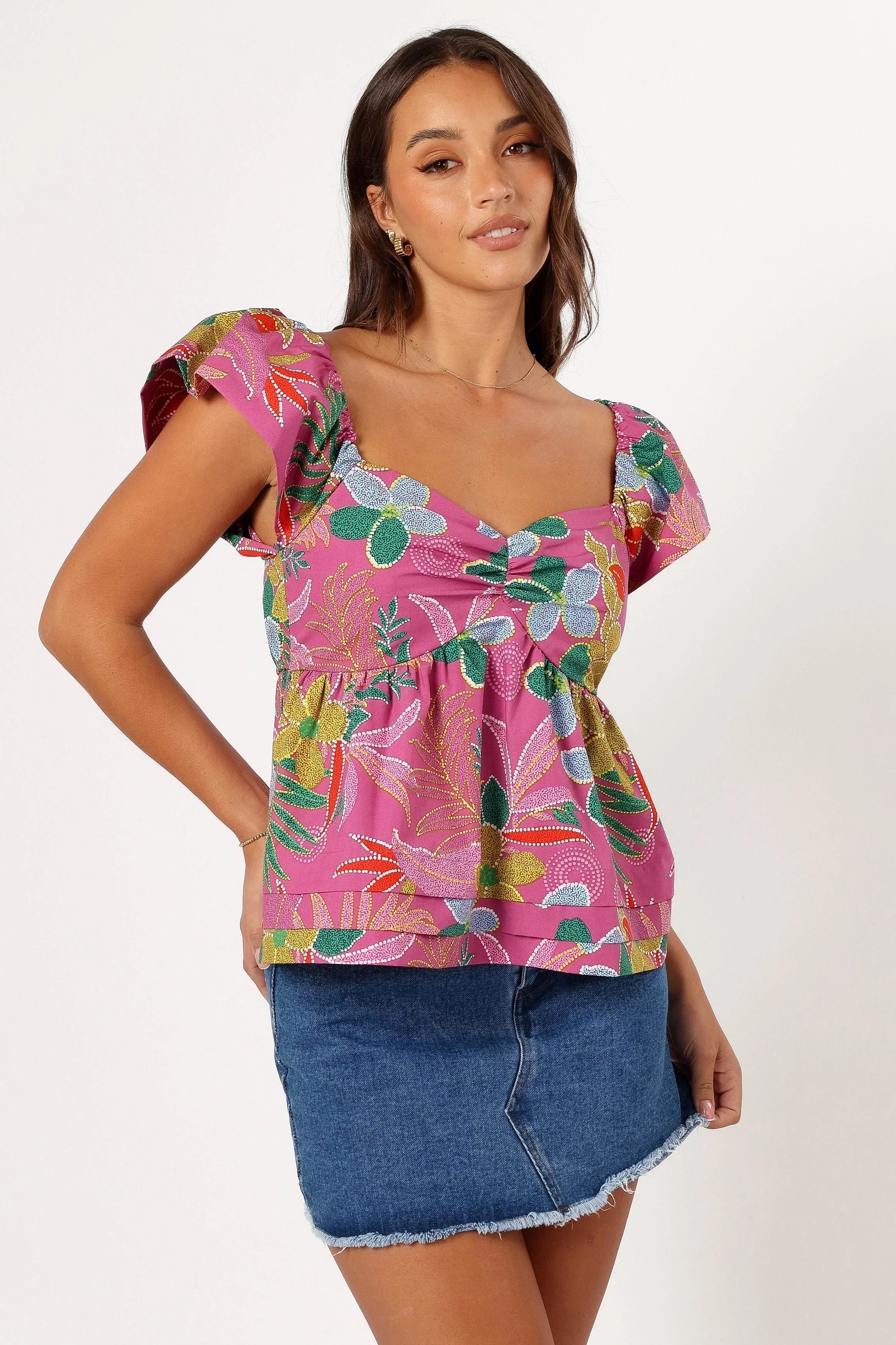 Annalise Top Pearly Purple