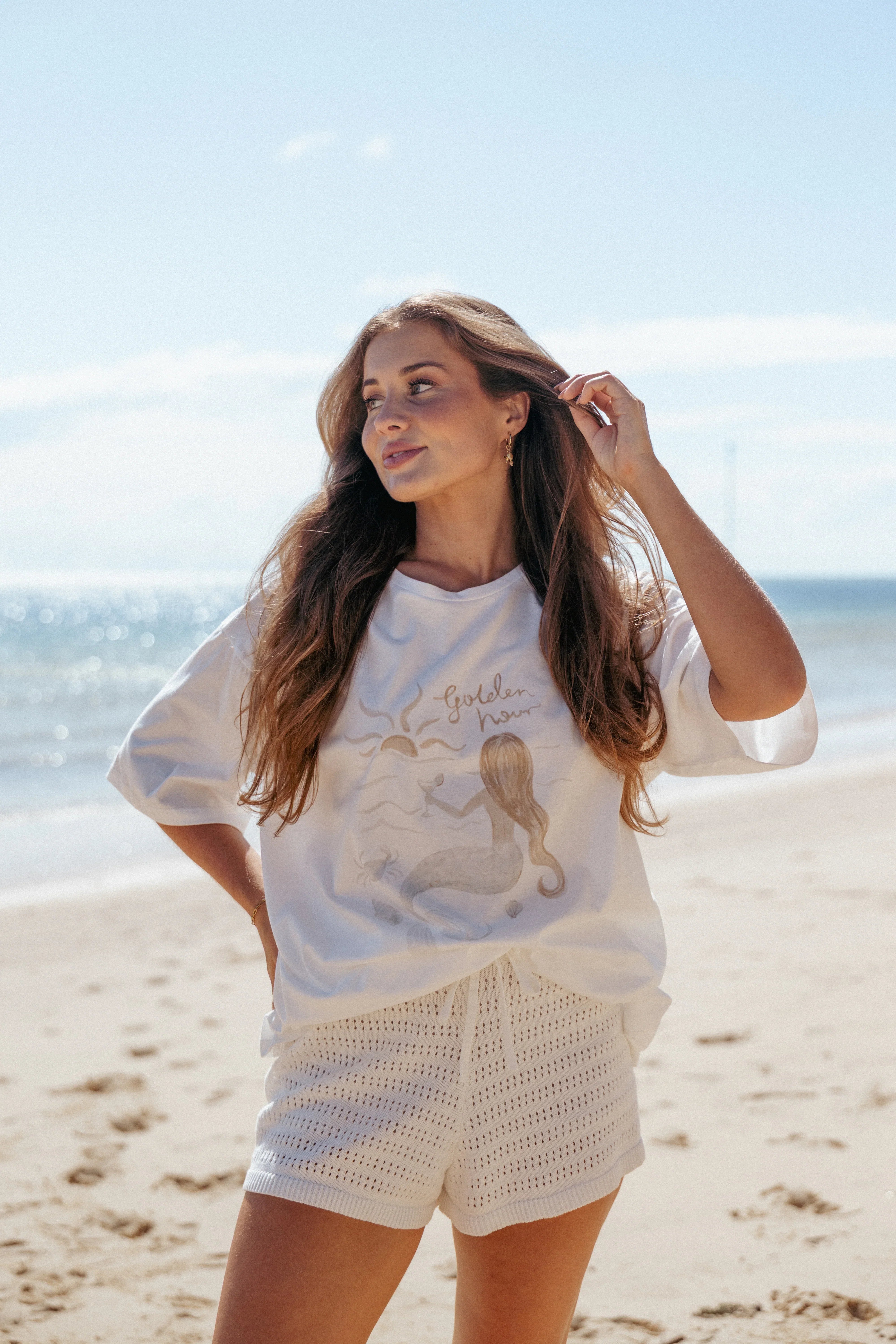 Mia Graphic Tee Golden Hour