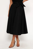 Alessandra Midi Skirt Black