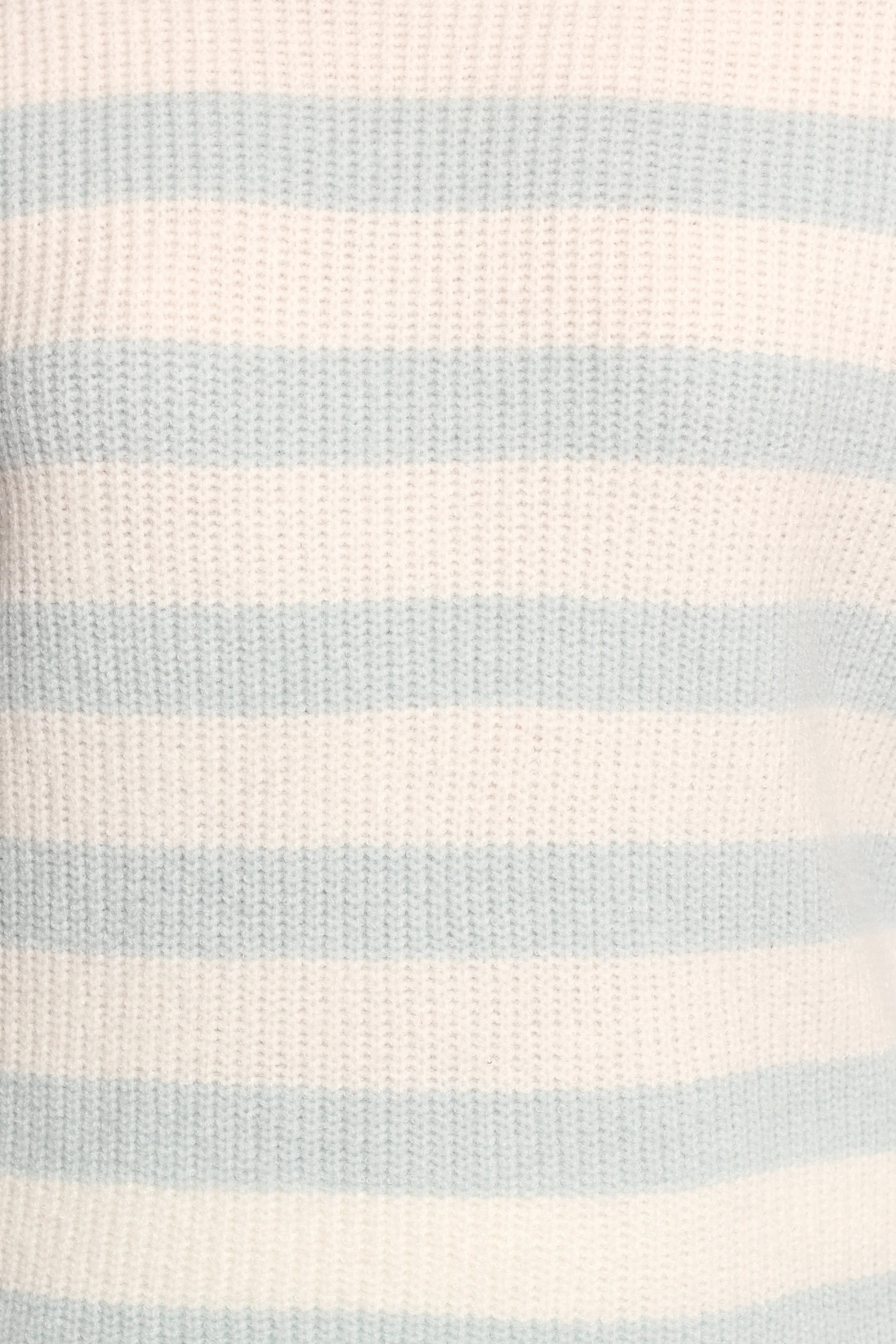 Ciaran Knitted Short Set Cream Blue