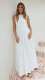 Alita Maxi Dress White