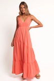 Forbes Maxi Dress Coral