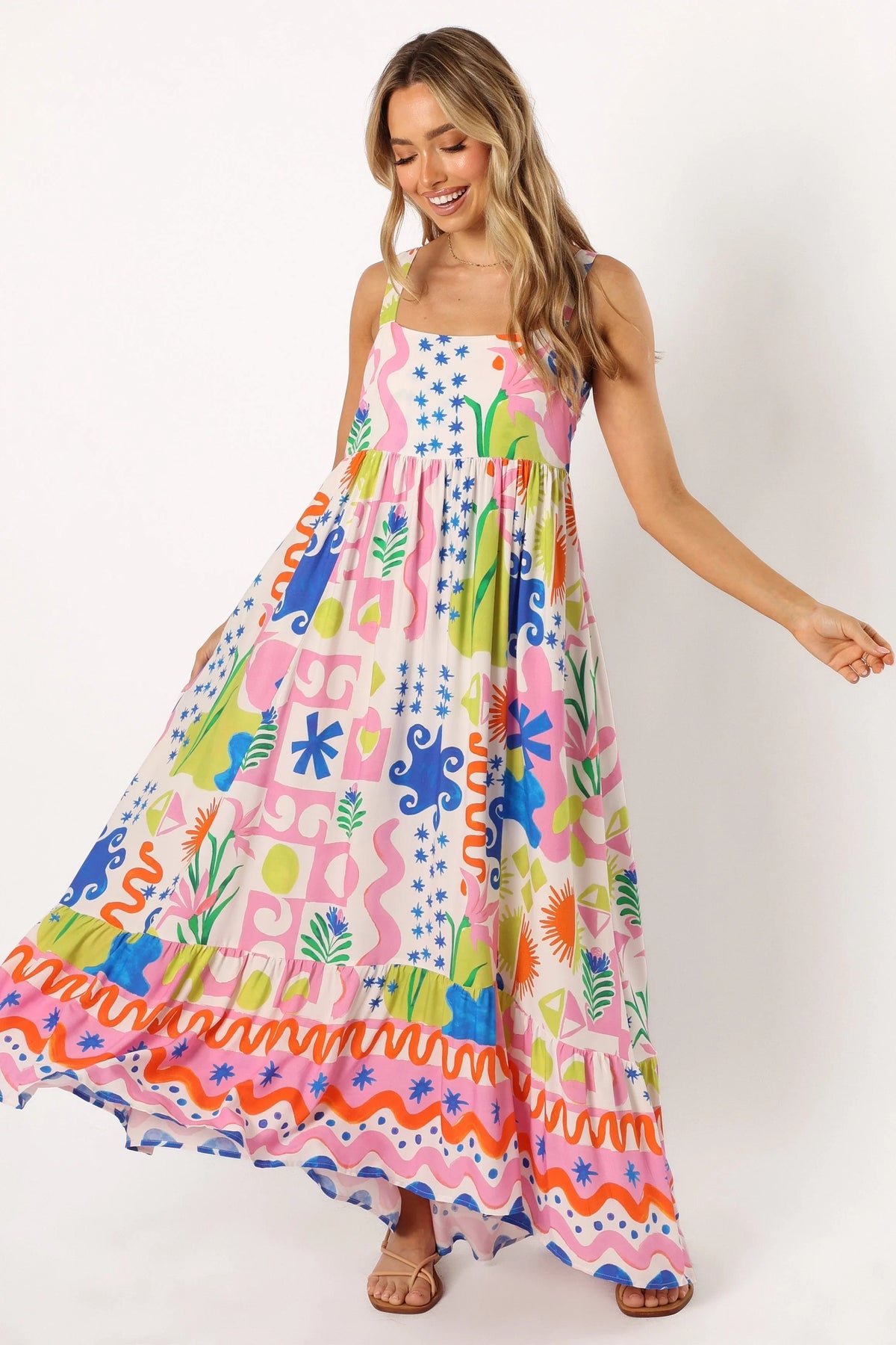 Greer Maxi Dress Mercedes Print