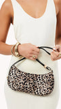 Rosabelle Shoulder Bag Leopard Satin