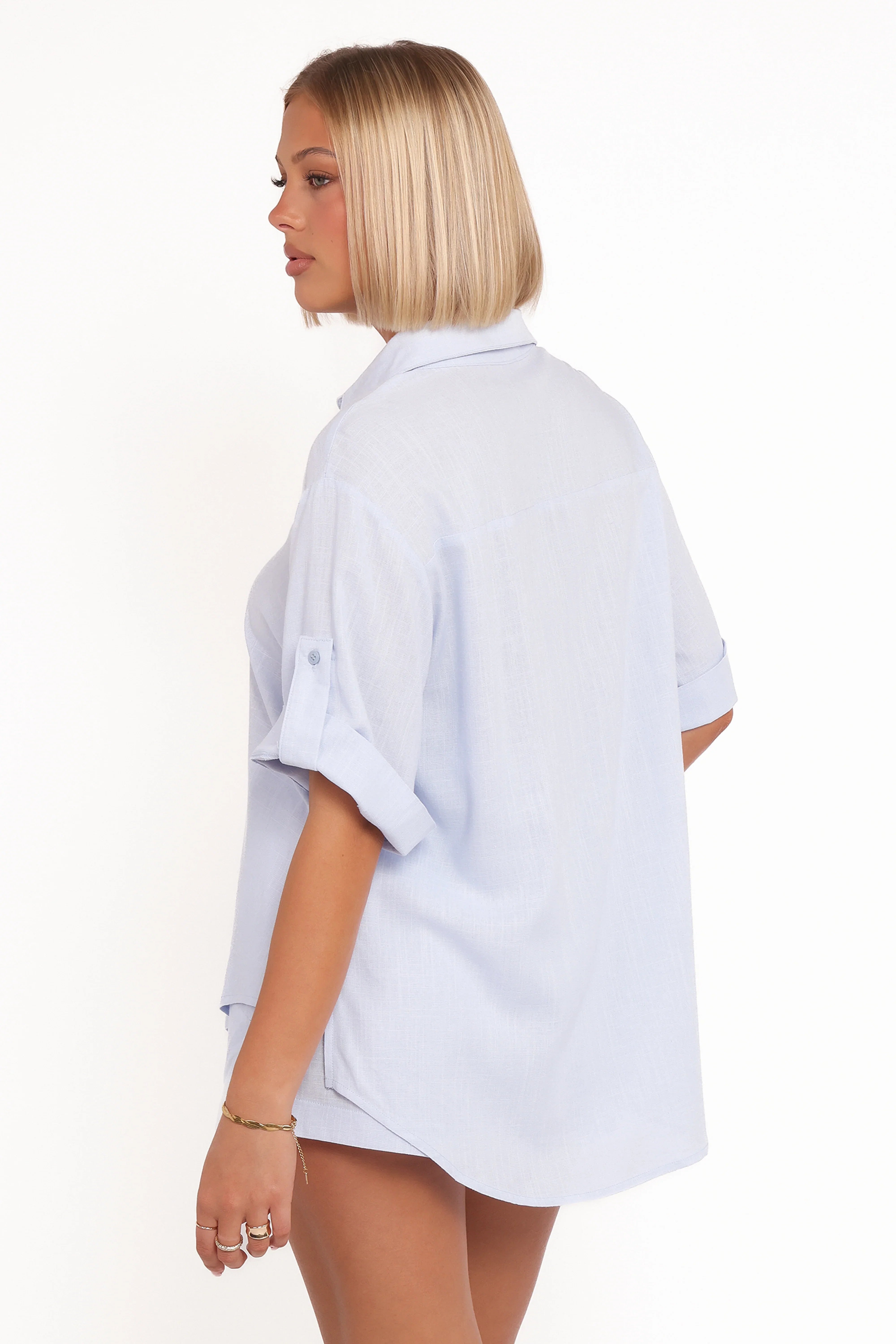 Shelley Short Sleeve Shirt Pale Blue