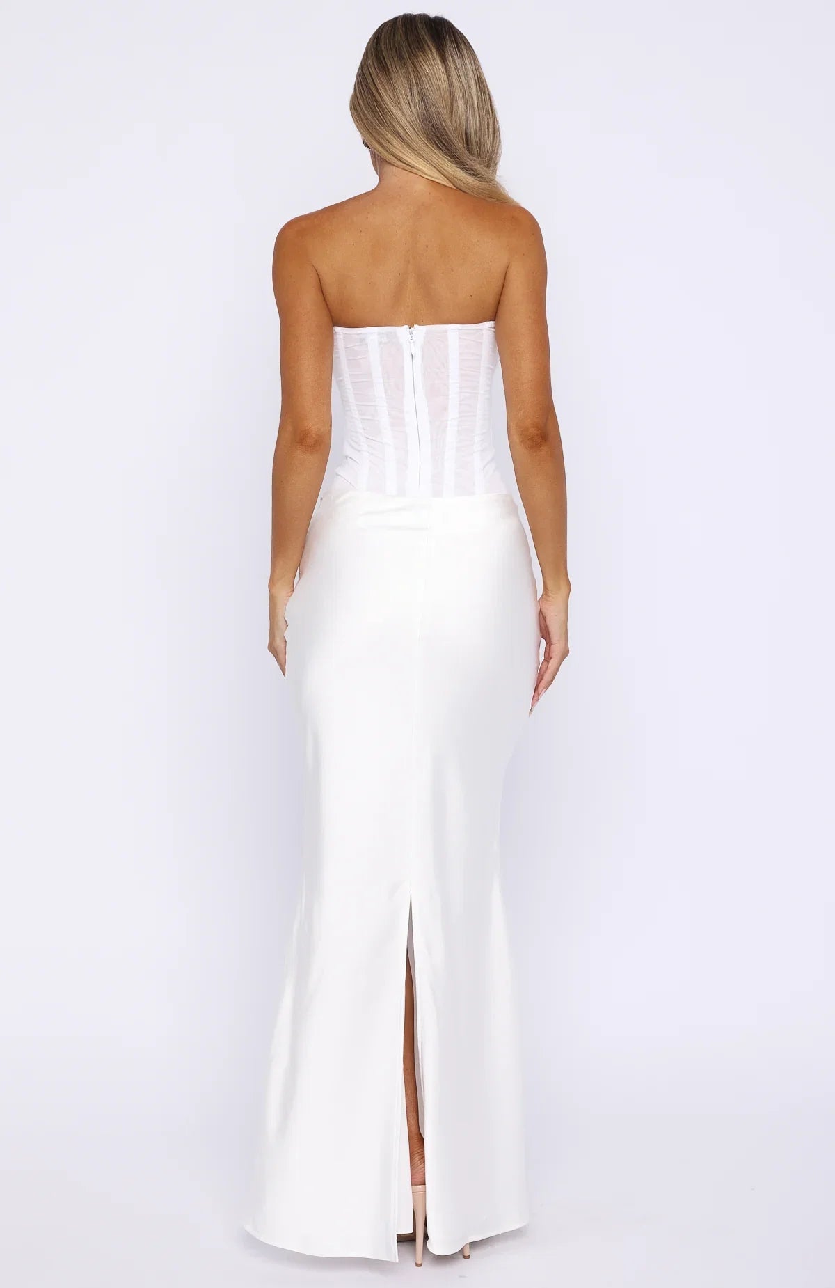 Forever Starts Now Maxi Skirt Off White