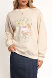 Farmers Market Sweatshirt Cream