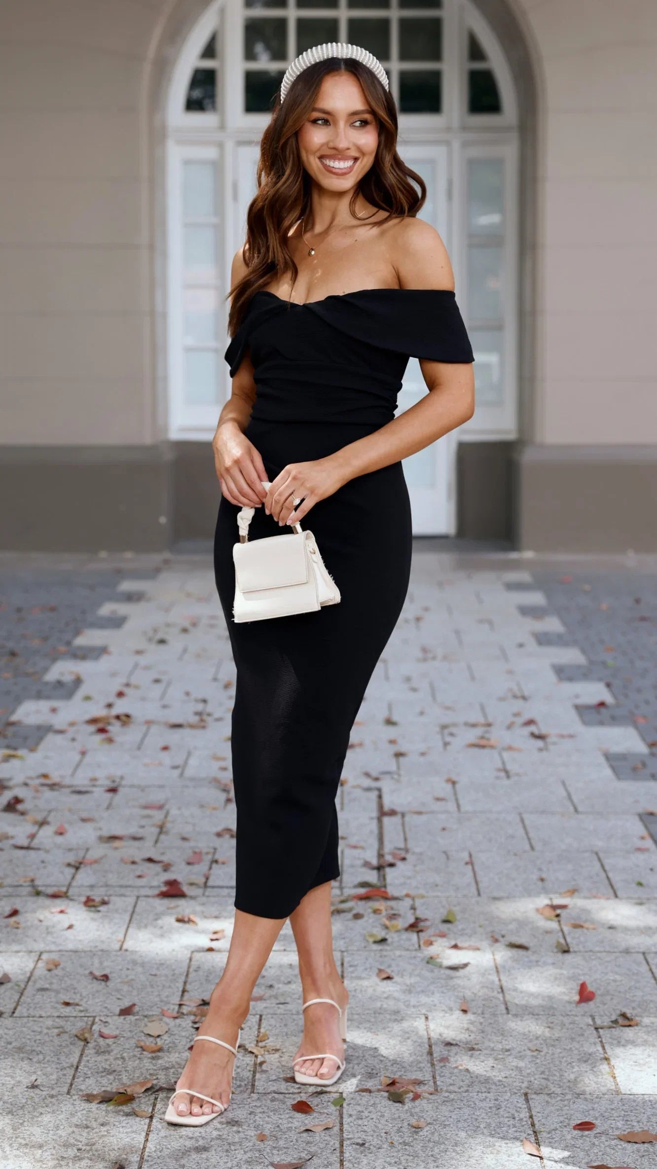 Holly Midi Dress Black