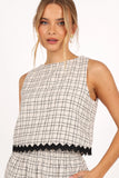 Elea Top Black White